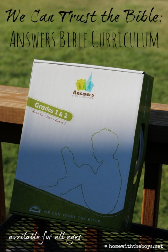 Answers Bible Curriculum | Home With The Boys
