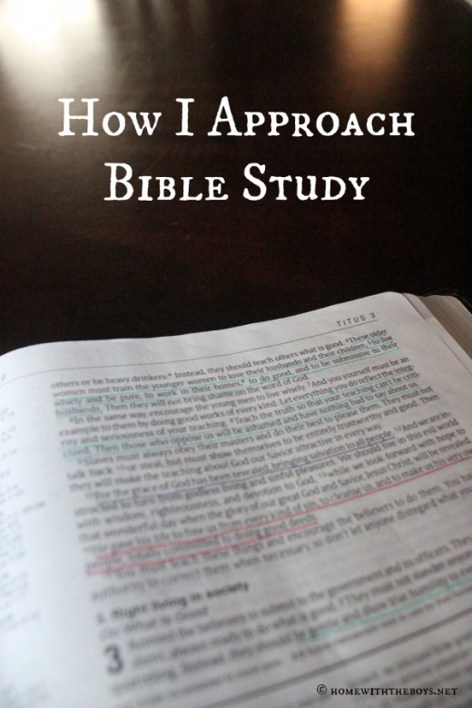 Bible Study Approach