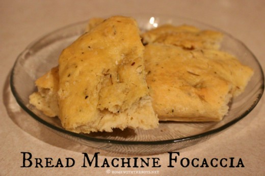 Bread Machine Focaccia