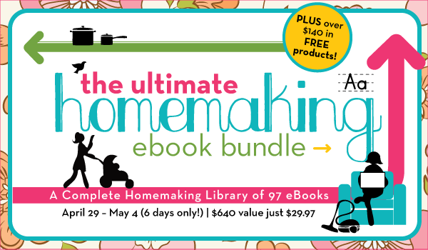 Ultimate Homemaking Ebook Bundle Sale!