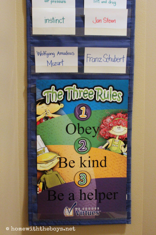 We Choose Virtues Three Rules