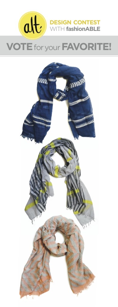 Vote for the New fashionABLE + ALT Scarf AND a Sale!